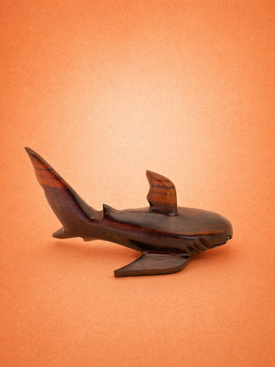 Ironwood Shark Sculpture – Hand Carved Mexican Ocean Art