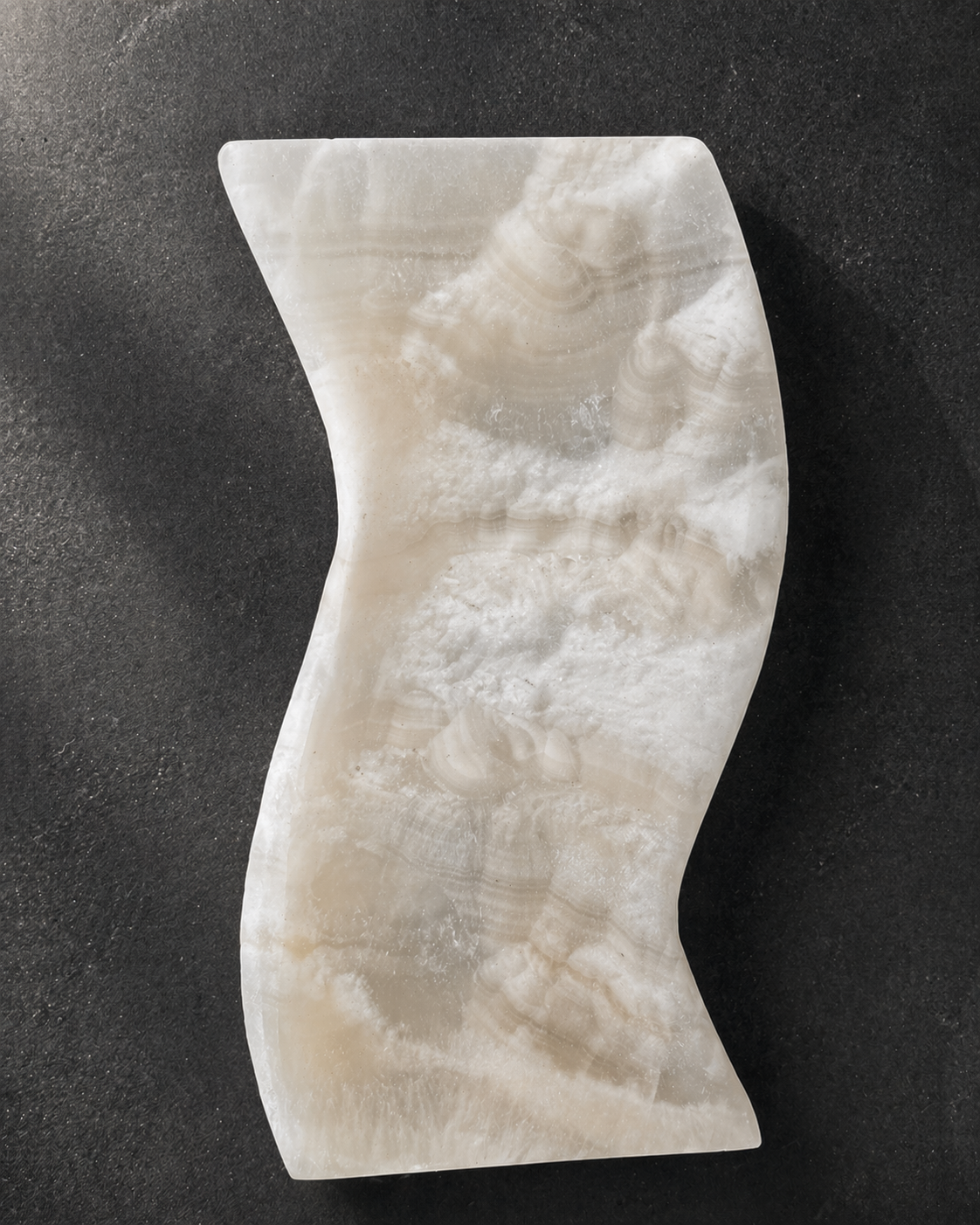 White Onyx Tray – Mexican Decorative Stone Accent