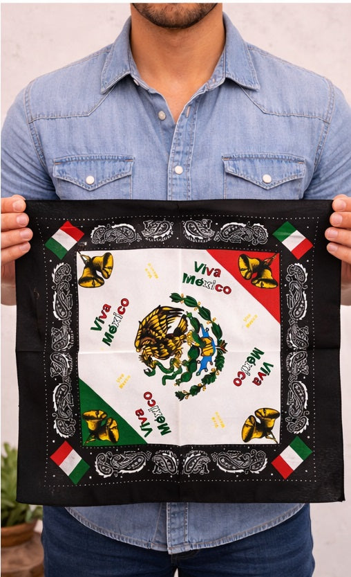 Mexican Bandana Viva Mexico – Traditional Paliacate