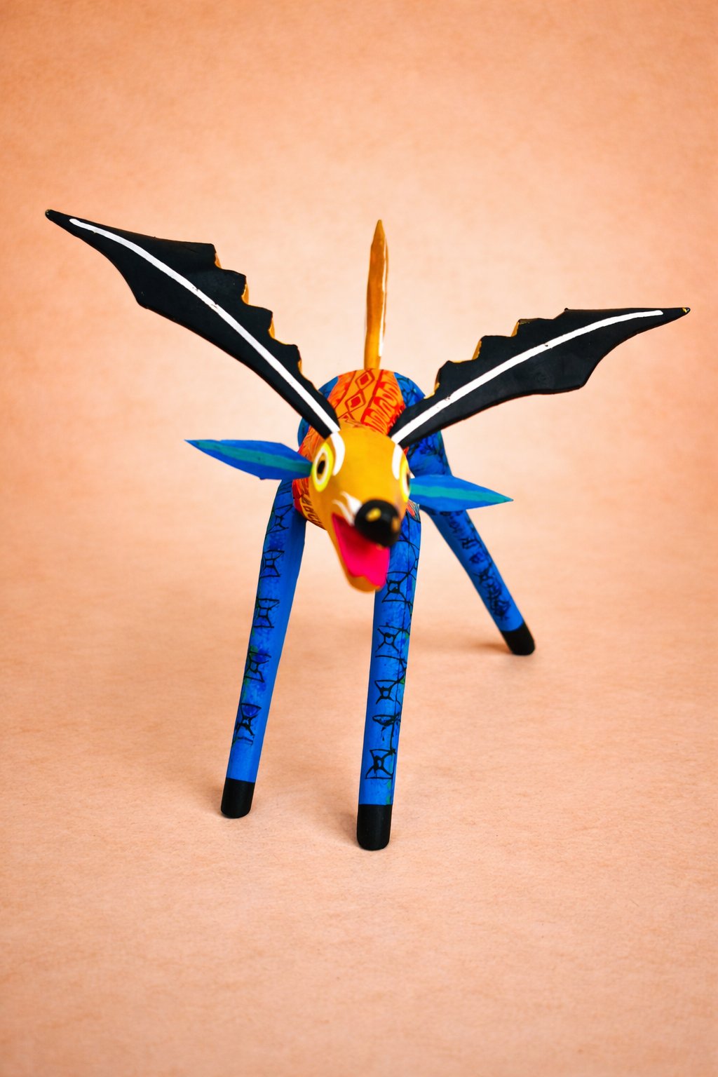 Large Surprise Alebrije – Hand Painted Folk Art Sculpture