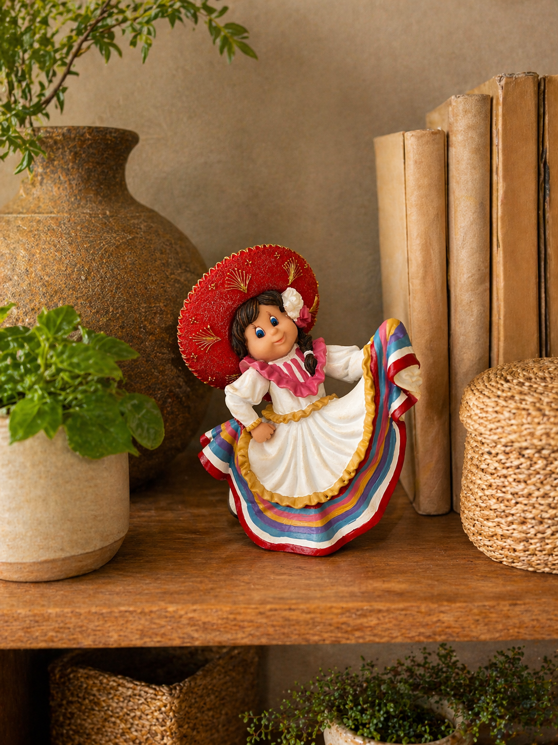 Mexican Girl Dancing- Nadal Art