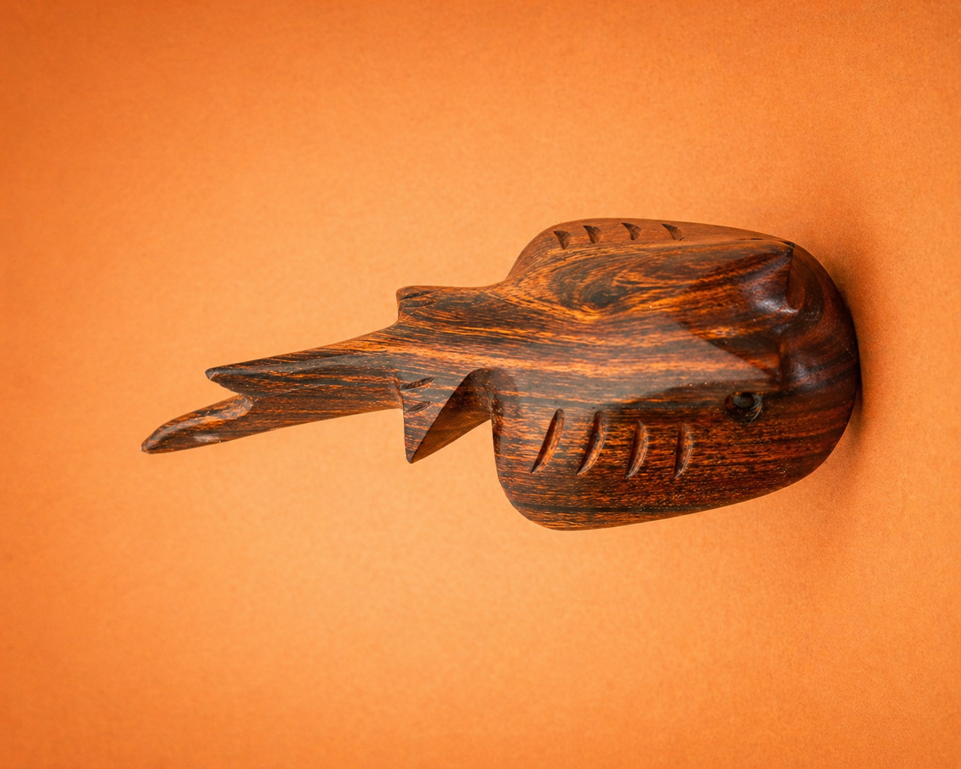 Ironwood Stingray Sculpture – Hand Carved Mexican Ocean Art