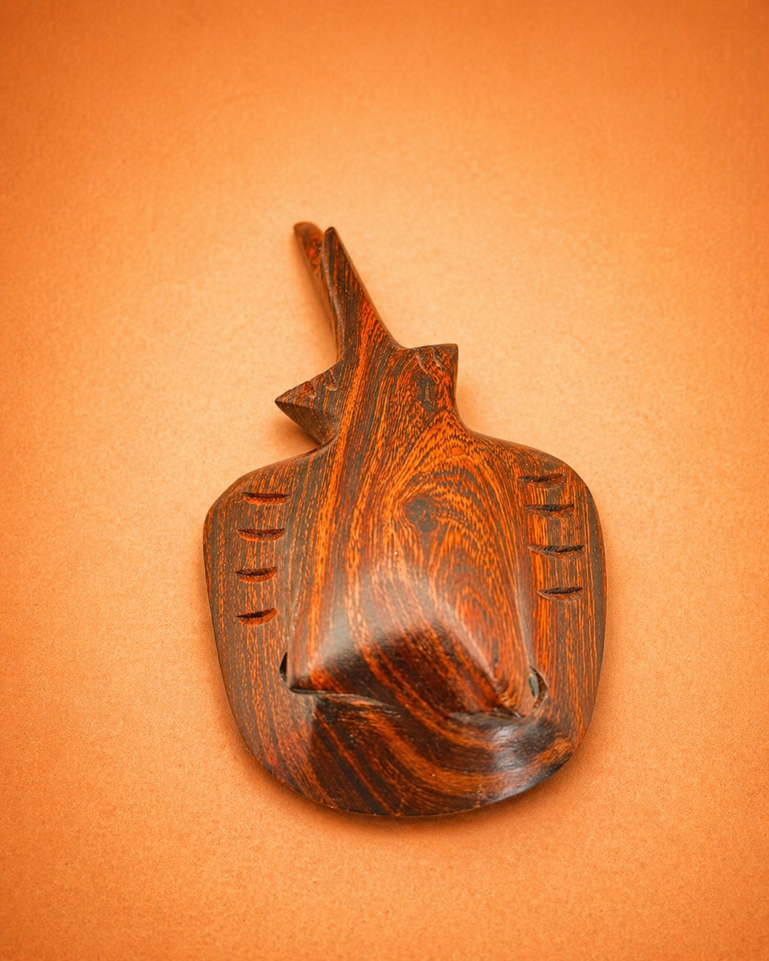 Ironwood Stingray Sculpture – Hand Carved Mexican Ocean Art