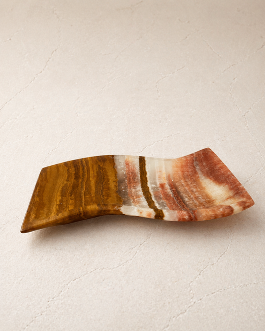 Stone Tray – Mexican Onyx Decorative Accent