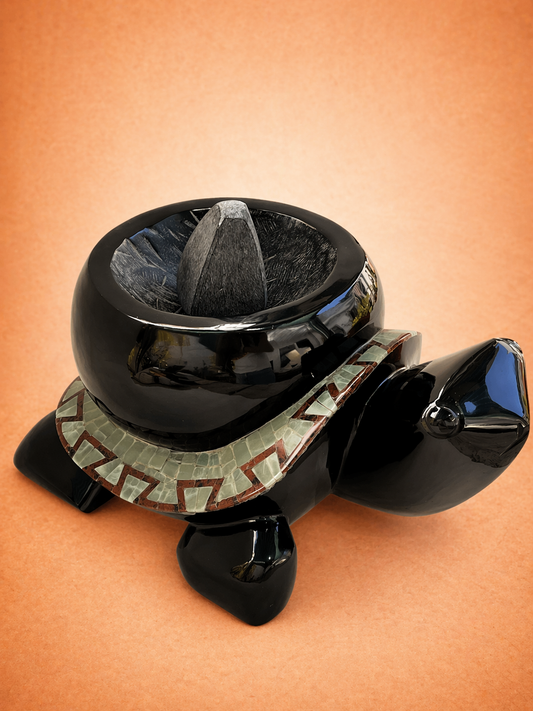 OBSIDIAN MOLCAJETE (DECORATIVE)