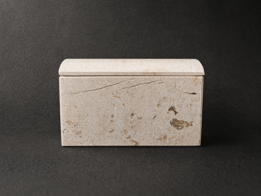 White Marble Chest – Mexican Decorative Stone Box