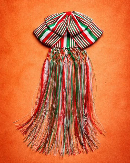 Mexican Tricolor Bow – Fiesta Accessory
