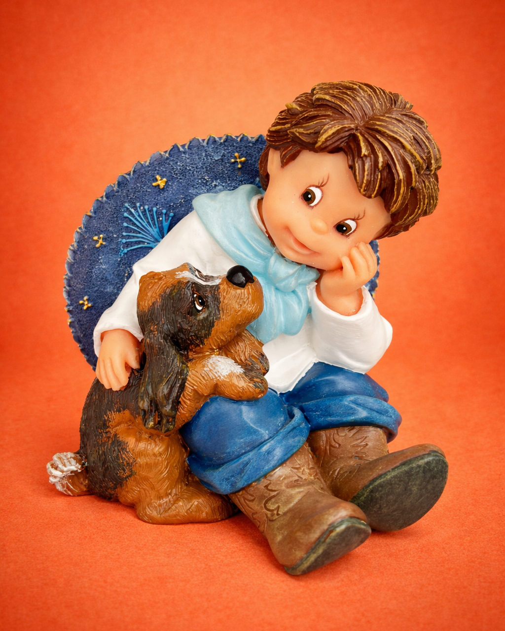 Mexican Boy with dog-Nadal Art