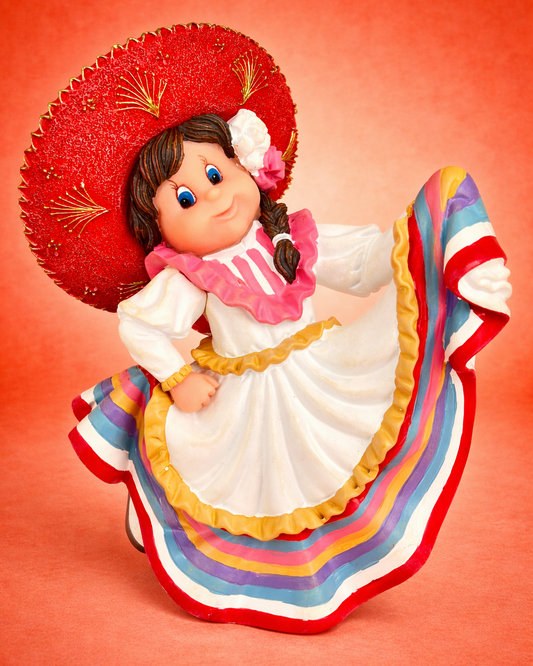 Mexican Girl Dancing- Nadal Art