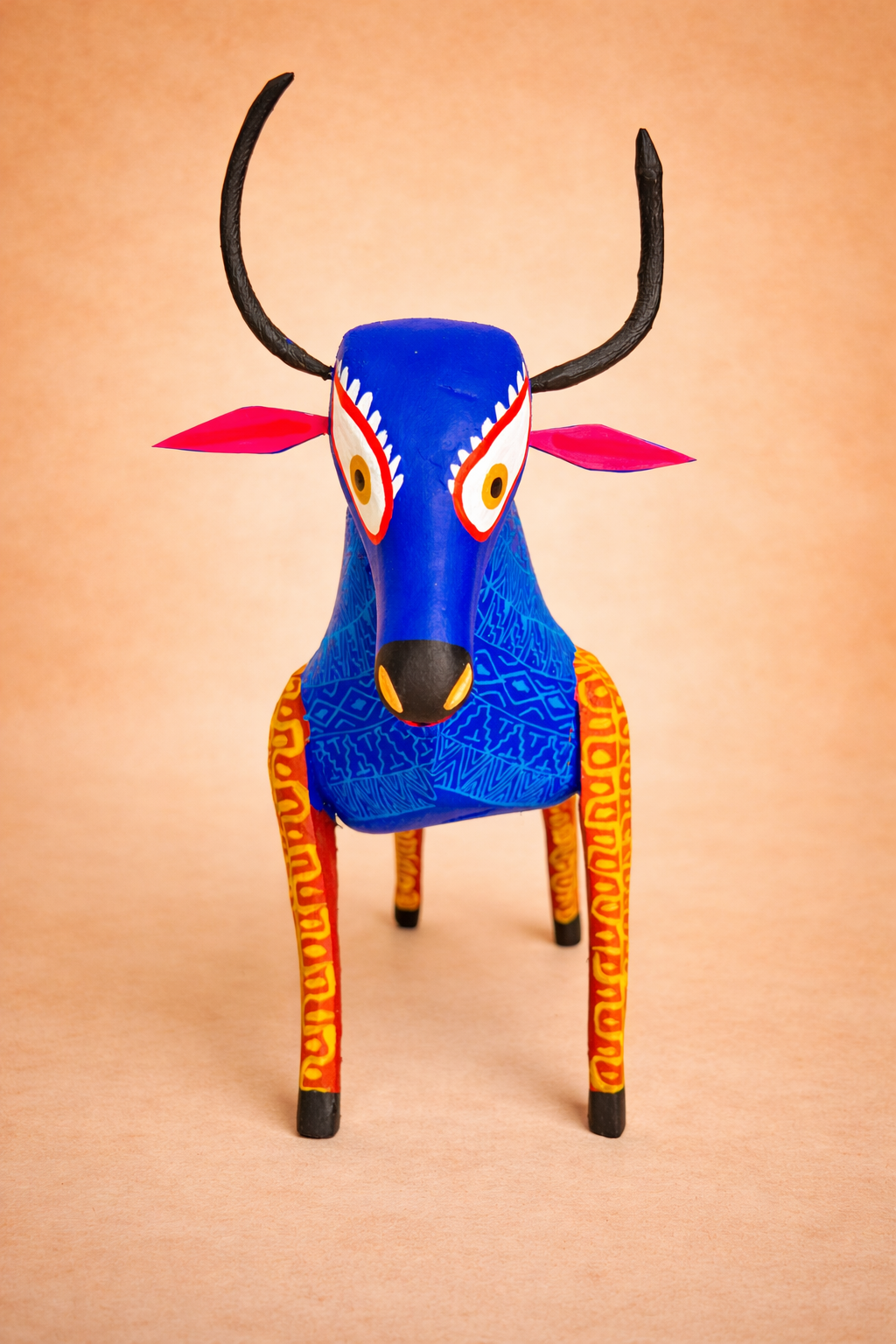 Large Surprise Alebrije – Hand Painted Folk Art Sculpture