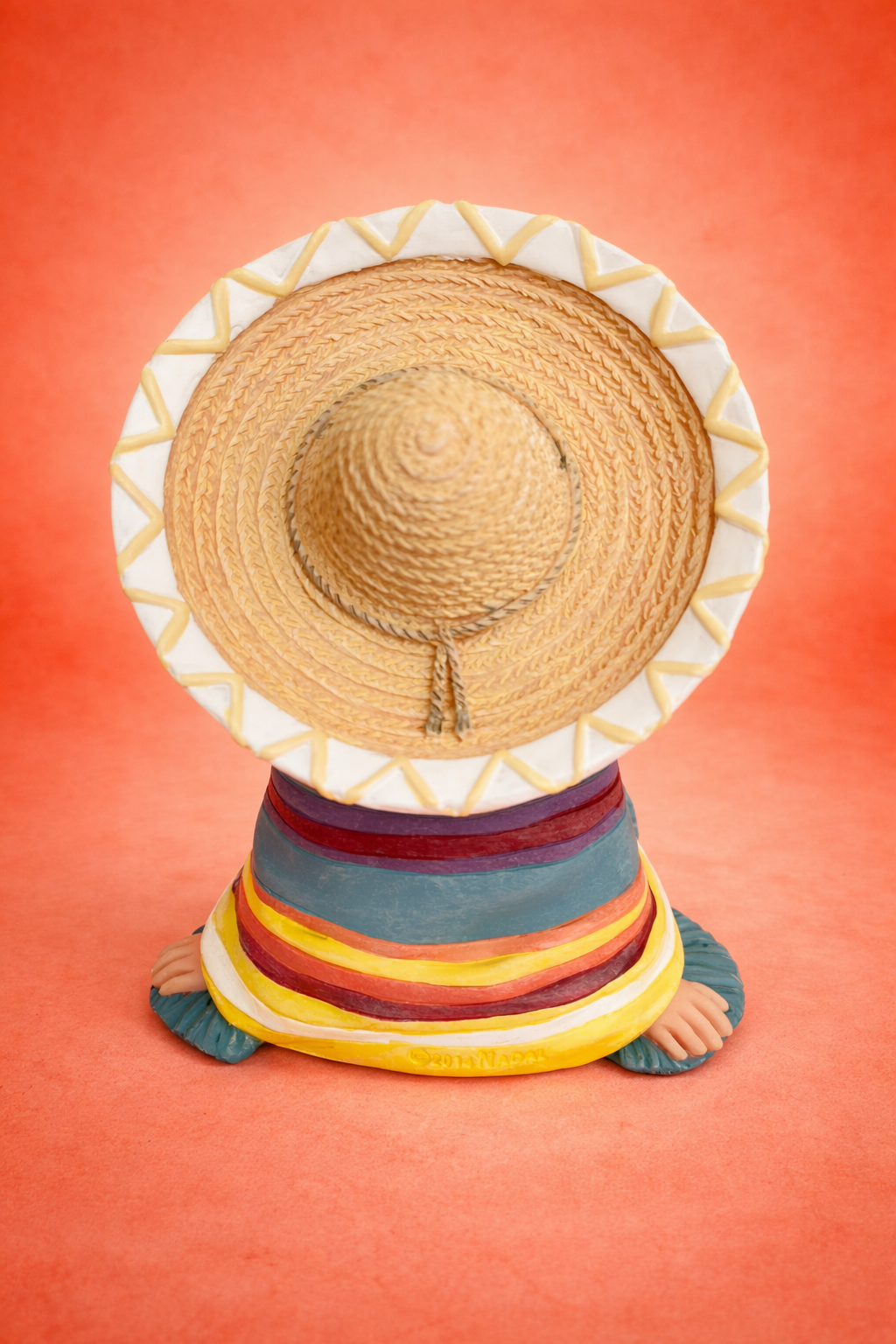 Mexican Girl with Dog Figurine – Hand Painted Nadal Art
