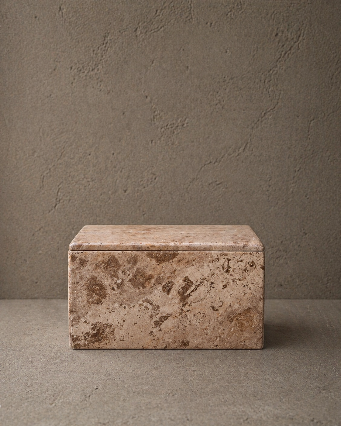 Brown Marble Chest – Mexican Stone Decorative Box