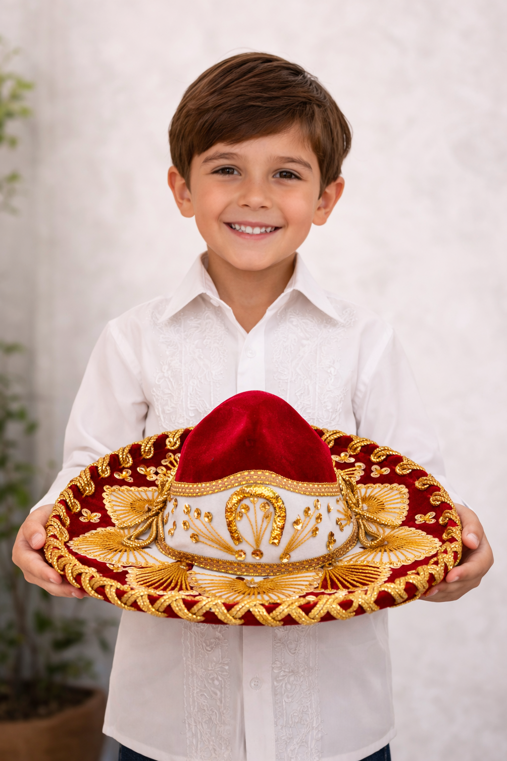 Kids Charro Sombrero Red – Mexican Hat for Children